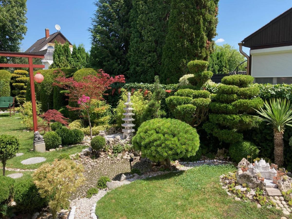 Nyaralo Japankerttel - Apartment With Japanese Garden Balatonmáriafürdő المظهر الخارجي الصورة